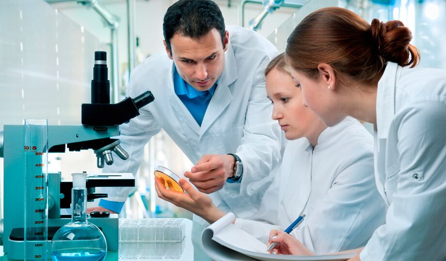 diagnóstico de la presencia de parásitos en el cuerpo.